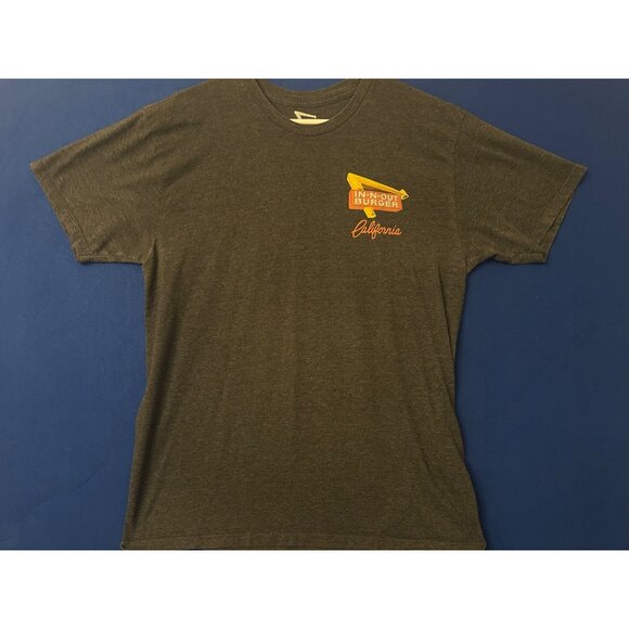 In-N-Out Burger California Palm Trees T-Shirt Fast Food Crossed Palm Trees Large - Picture 4 of 8